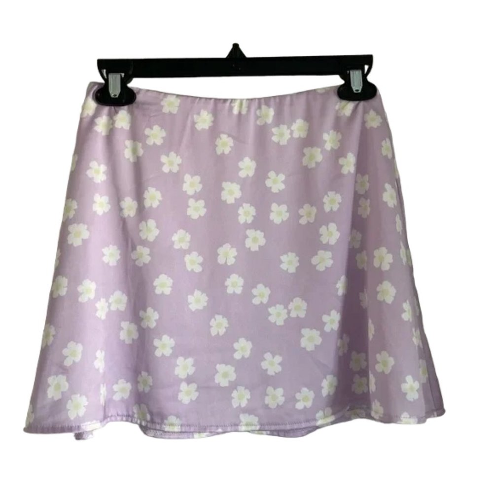 Princess Polly Purple Floral Miniskirt Women’s Size 4